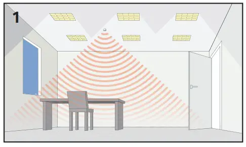 CP electronics EBMPIR-MB-PRM-LT30 Ceiling Mounted PIR Presence Detector - sensor