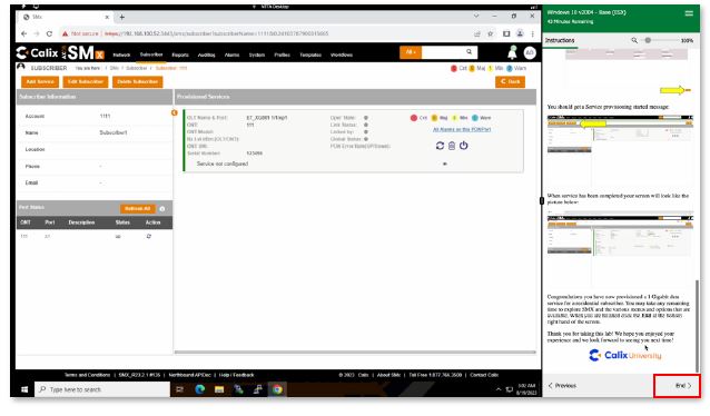 Calix-Provision-1-Gigabit -Data-Service-Virtual-Lab-fig-7