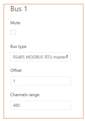 DALC NET DGM02 Server Gateway - BUS CONFIGURATION