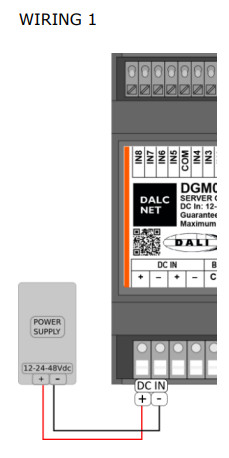 DALC NET DGM02 Server Gateway - WIRING DIAGRAM1