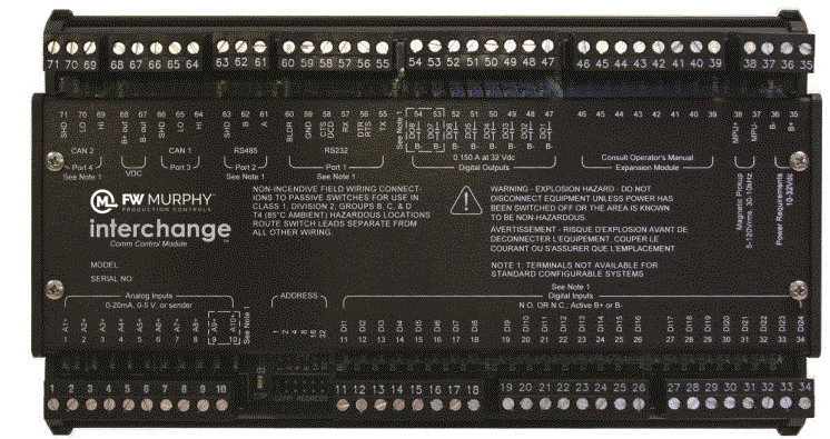 FW-MURPHY-MX5-Series-Interchange-Comm-Control-Module-product