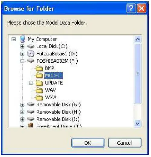 Futaba T14MZ-FX40 Model Data Converter - select 2