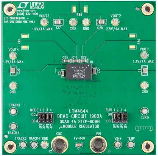 LINEAR TECHNOLOGY-LTM4644EY-Quad-4A-Output-Step-Down-µModule-Regulator-PRODUCT