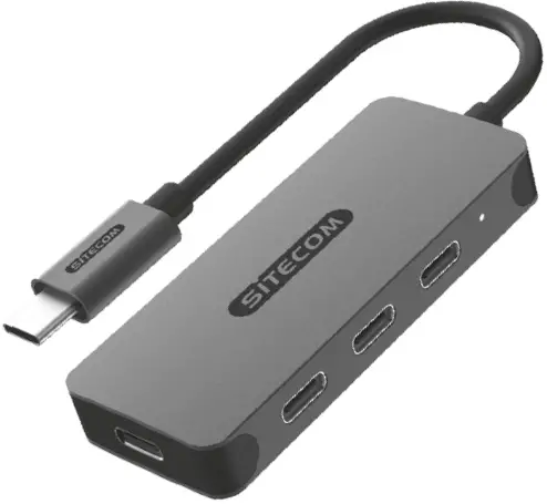 SITECOM -CN-5015 -USB-C -to -4x USB-C -10 -Gbps -Power -Delivery -Hub -product image