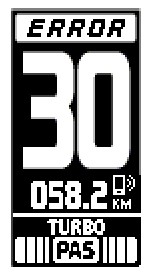 VeloFox DM03 Intelligent OLED Display - Error code