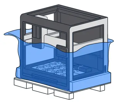 Disassemble Crate And Remove Robot 