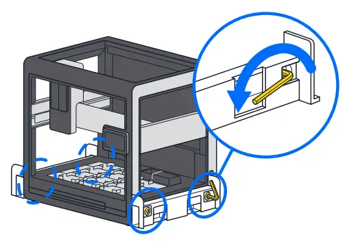 Disassemble Crate And Remove Robot 