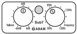 ADAM AUDIO Sub7 Active Subwoofer Instruction Manual - LEDs