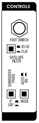 ADAM AUDIO Sub7 Active Subwoofer Instruction Manual - Mode