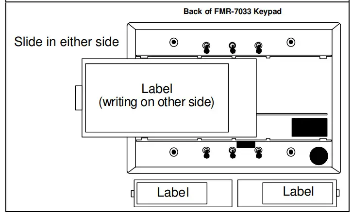 BOSCH FMR-7033 Addressable Fire System Controller - Slide in either side