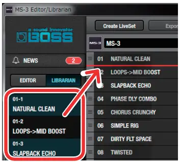 BOSS MS-3 Multi Effects Switcher - overwrite 1