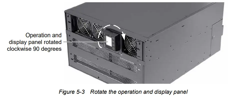 EMERSON Liebert GXT4 AC Uninterruptible Power System - display panel