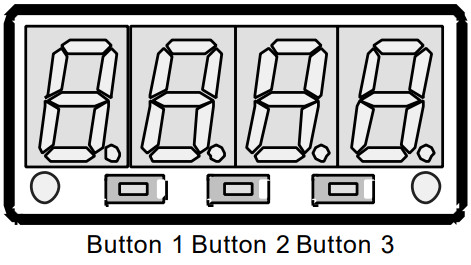 GREISINGER GIA 20 EB Microprocessor Controlled Display Monitor - Button