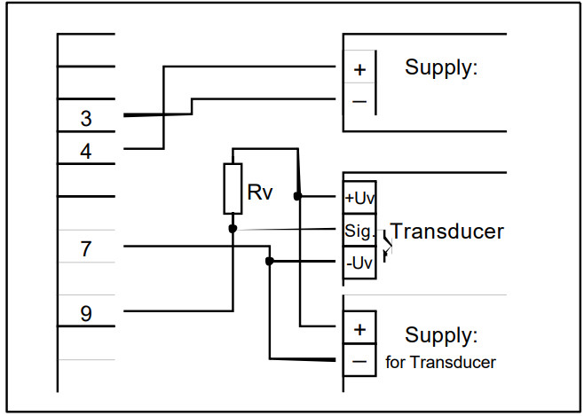 GREISINGER GIA 20 EB Microprocessor Controlled Display Monitor - Connecting a frequency- or rotation-signal 5