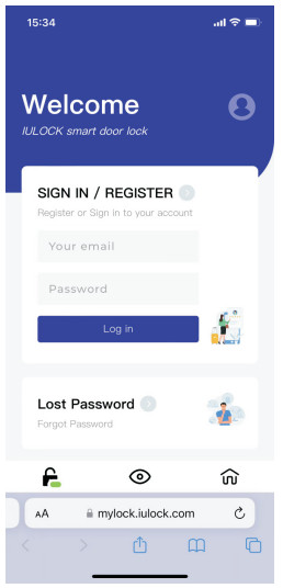 IULOCK IU 20 Remote Code Function - Register your account
