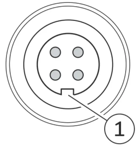 LiBus socket reverse polarity protection