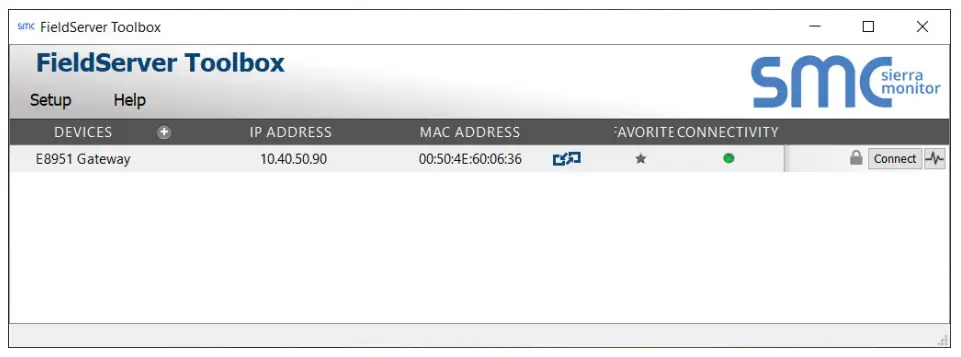 MSA ProtoAir FieldServer Toolbox and Graphic User Interface - Display Issues