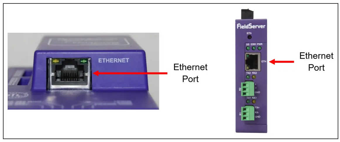 MSA ProtoAir FieldServer Toolbox and Graphic User Interface - Ethernet Port