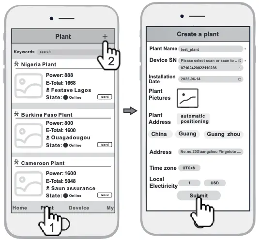 Manage the device via a web browser continued