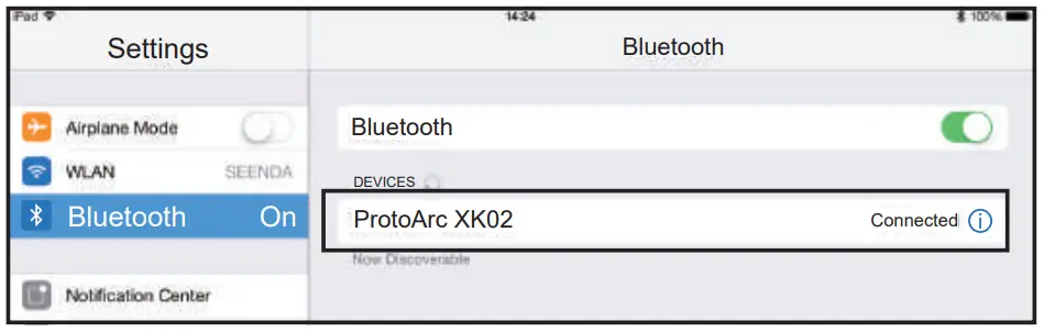 ProtoArc XK02 Foldable Bluetooth Keyboard with Touchpad - Product Function 4