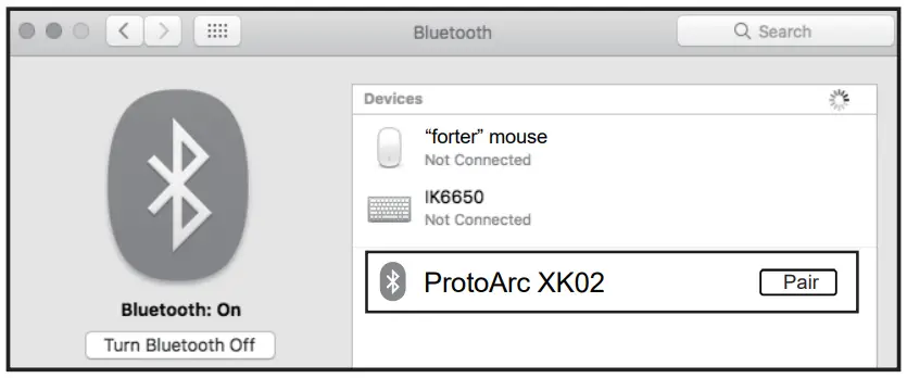 ProtoArc XK02 Foldable Bluetooth Keyboard with Touchpad - Product Function1
