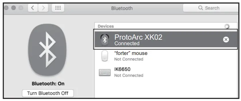 ProtoArc XK02 Foldable Bluetooth Keyboard with Touchpad - Product Function2