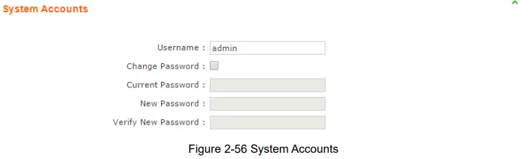 System Accounts