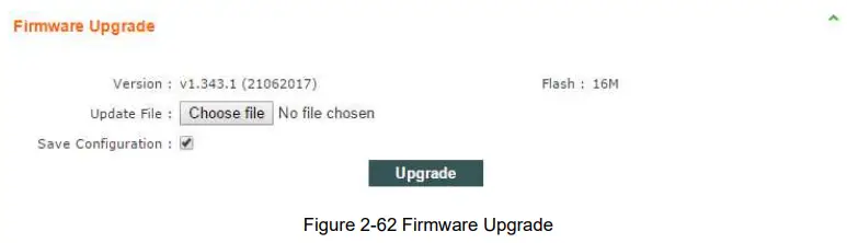 Firmware upgrade