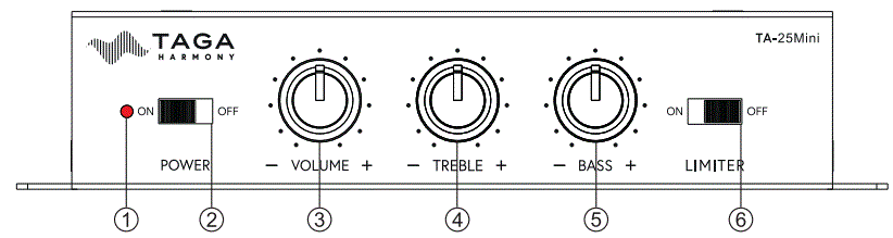 TAGA-HARMONY-TA-25Mini-v.2-Custom-Install-Integrated-Amplifier-FIG-1