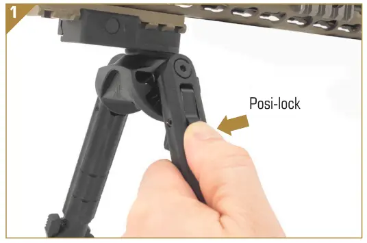 UTC TL BP0123 B Recon 360 TL Bipod - POSITION.