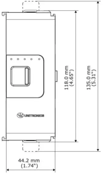 Uni-COM UAC-01RS2 Unitronics Module For Unistream - Front View