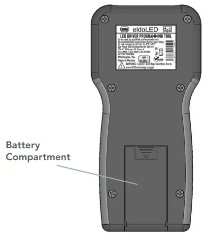 eldoLED FieldSET LED Driver Programming Tool - Battery