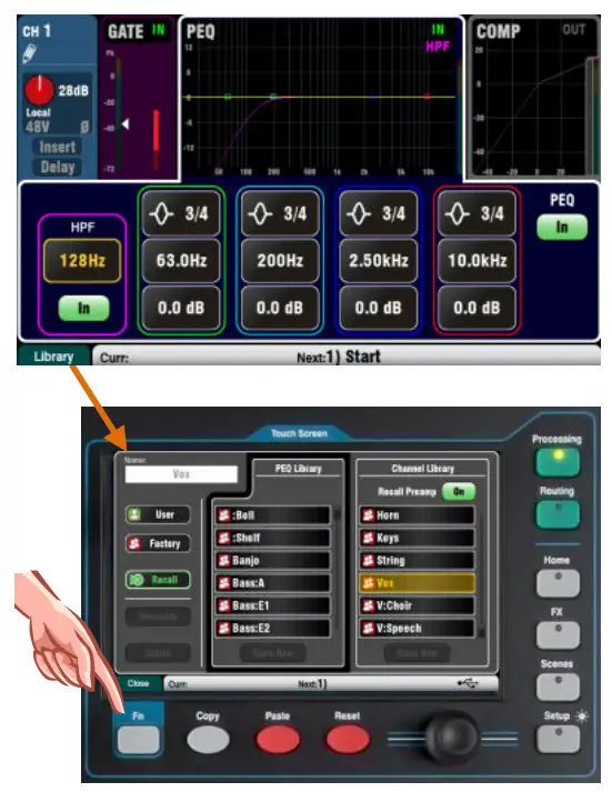 ALLEN HEATH Qu-Pac Compact Mountable Mixer - Processing Libraries