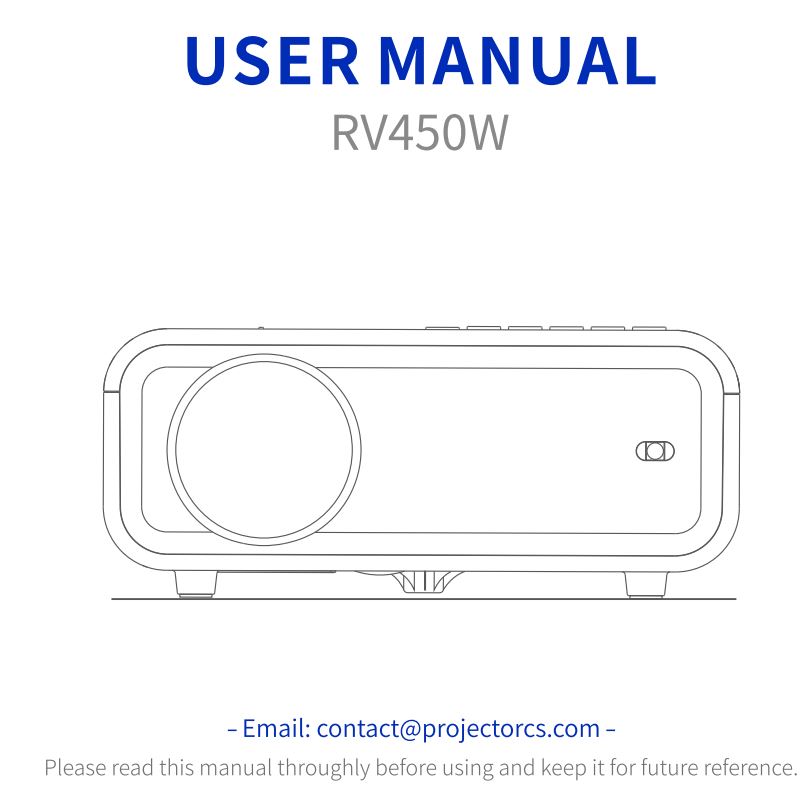 Alvar D503 Projector with Wi-Fi and Bluetooth User Manual