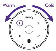 BenQ CR20_C ScreenBar Halo LED Monitor Light Lamp User Guide - Color Temperature Control