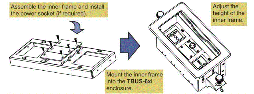 KRAMER-TBUS-6XL(B)-Table-Mount-Modular-Multi-Connection-Bus-fig-3