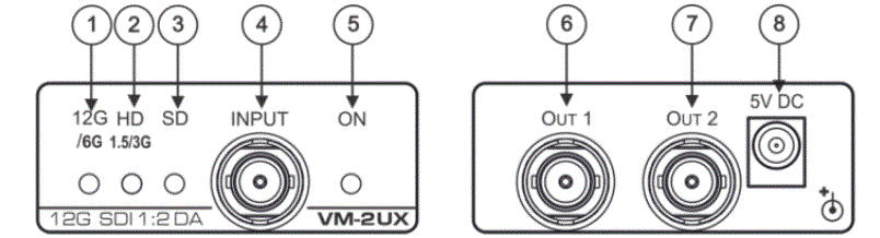 KRAMER-VM-2UX-12G-SDI-Distribution-Amplifier-fig-3