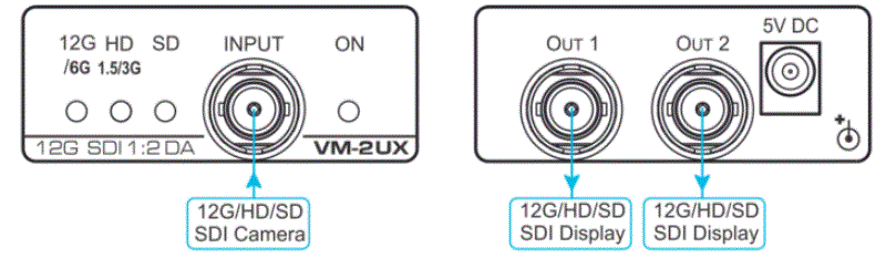 KRAMER-VM-2UX-12G-SDI-Distribution-Amplifier-fig-5