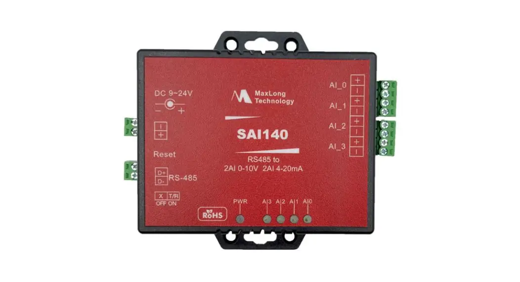 MaxLong SAI140 Modbus RTU Over RS485 to Analogy Input - Featured Image