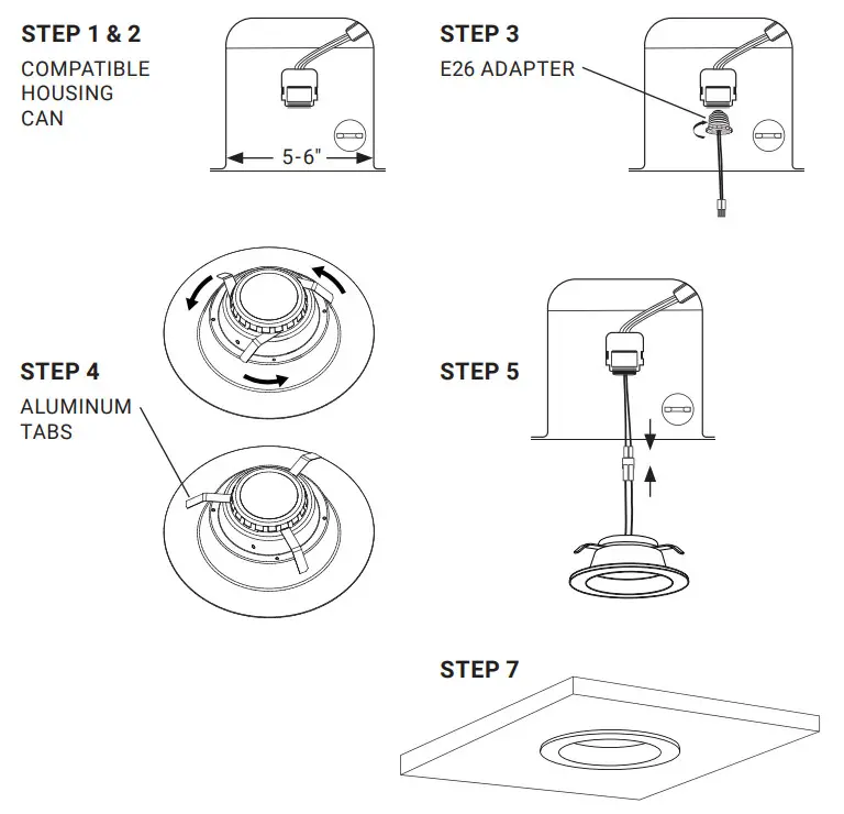 PARMIDA LED TECHNOLOGIES PLED-DN5 LED Recessed Down Light - – TRADITIONAL RECESSED CAN