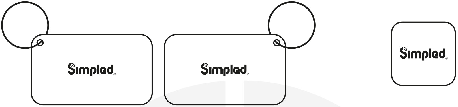 Simpled HF-SP Slim Series Smart Lock Touch - Programme Card, Proximity Fobs, Phone Tag Stickers