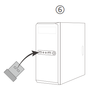 Connect the mouse to your device