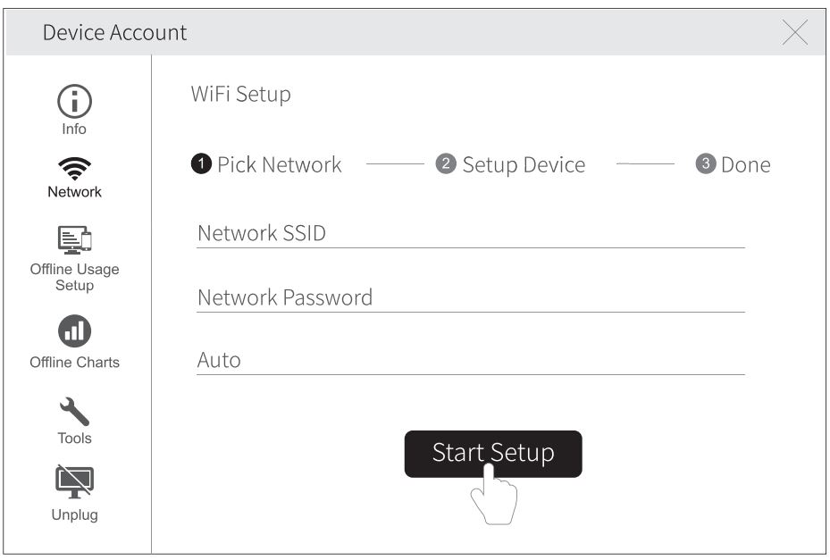 UBIBOT GS1 Wifi Temperature Sensor User Guide - Start Setup