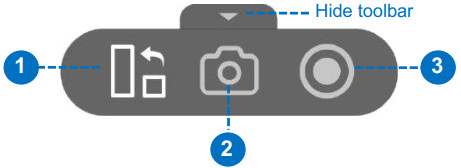 VIISAN VisualCam Multi Functional - The action buttons