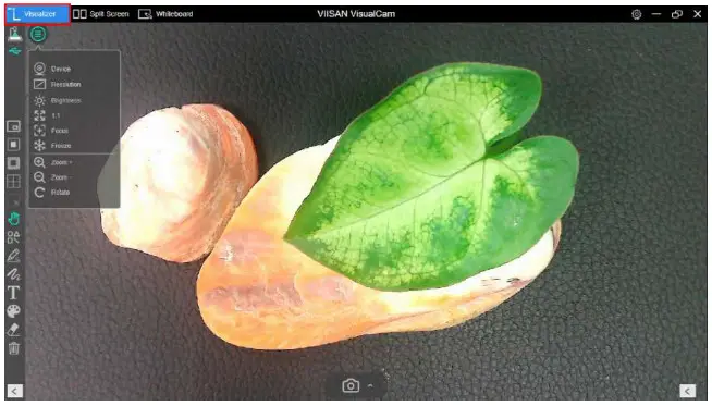 VIISAN VisualCam Multi Functional - Visualizer Mode