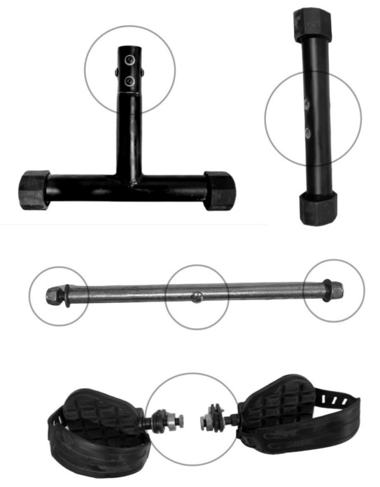 amazon basics Advanced Elliptical Cross Trainer - Posion of Nuts and Bolts