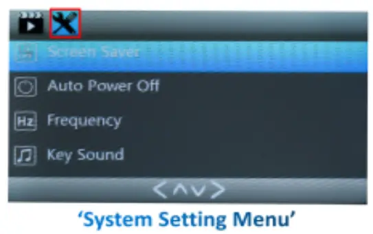 amazon basics X88-2 Dashcam Front and Cabin - ‘System Setting