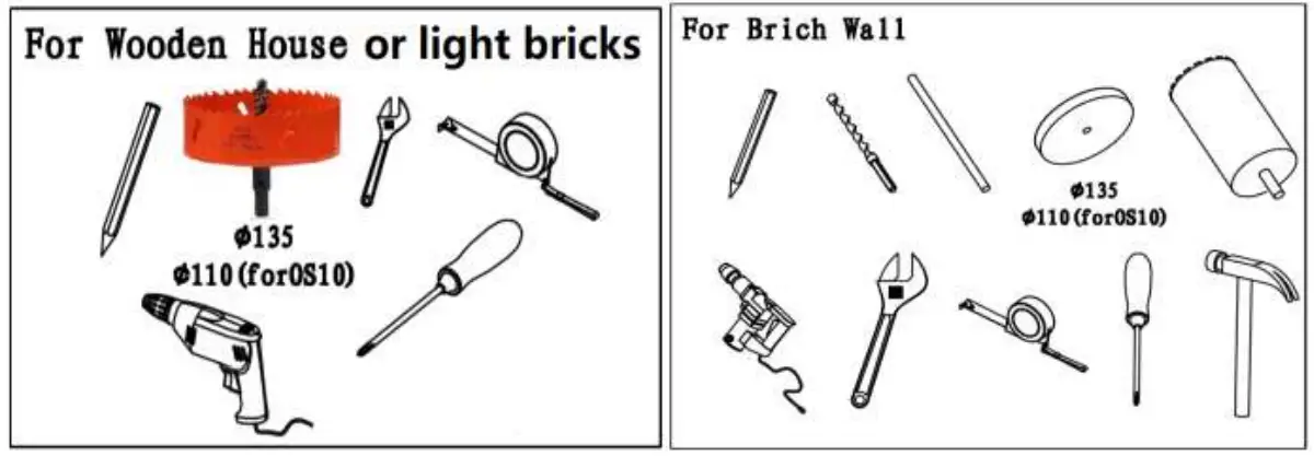 nakoair OS22 Air Heater Conditioning Exhaust Fan -
Tools