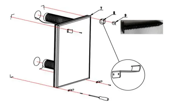 nakoair OS22 Air Heater Conditioning Exhaust Fan -
thermostat 6