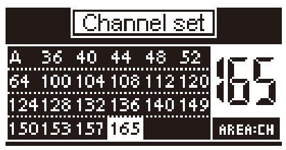 ACCSOON 04WIT2C CineView HE Multi Spectrum Wireless Video Transmission System - Channel Setting